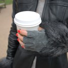 FUR GLOVES