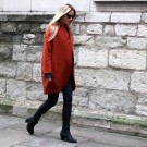 Orange coat H&M