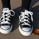 Low black Converse All Stars