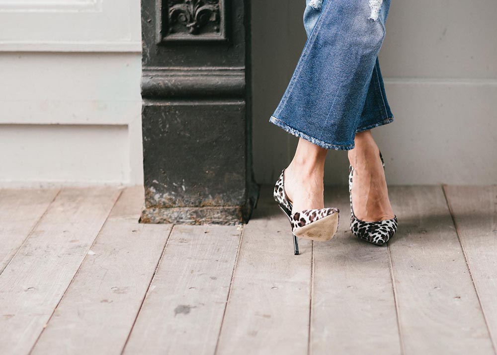 Leopard heels and ripped denim | THEFASHIONGUITAR