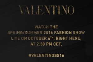 Valentino SS16 livestream | THEFASHIONGUITAR