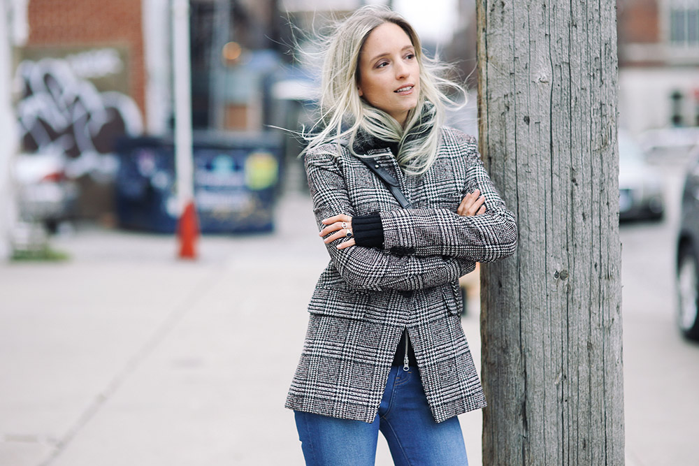 Veronica Beard plaid jacket | THEFASHIONGUITAR