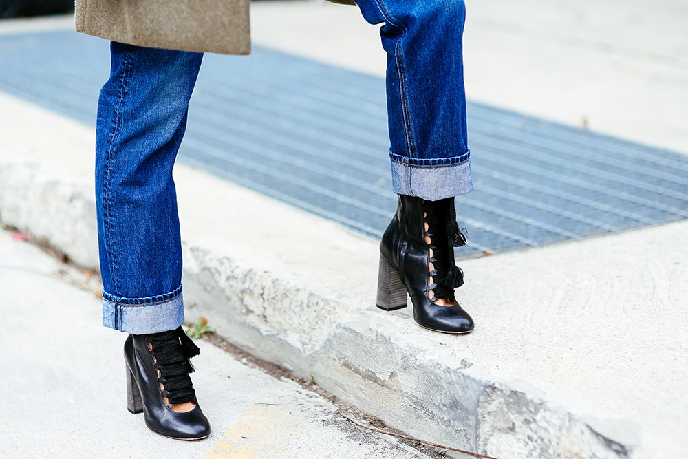 Chloe lace-up boots 