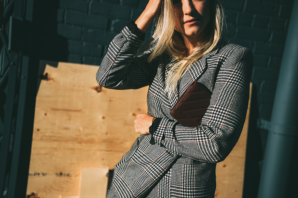 H&M Trend plaid blazer Charlotte Groeneveld Thefashionguitar