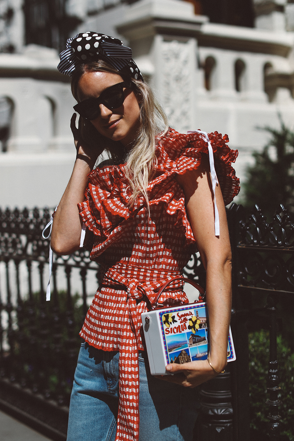 Charlotte Groeneveld Thefashionguitar in Dolce & Gabbana and Rosie Assoulin