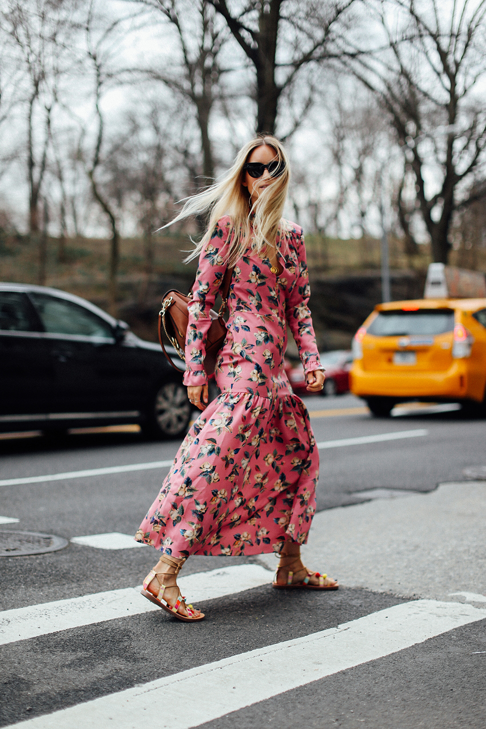 Charlotte Groeneveld Thefashionguitar in Madden Girl sandals and Vilshenko dress