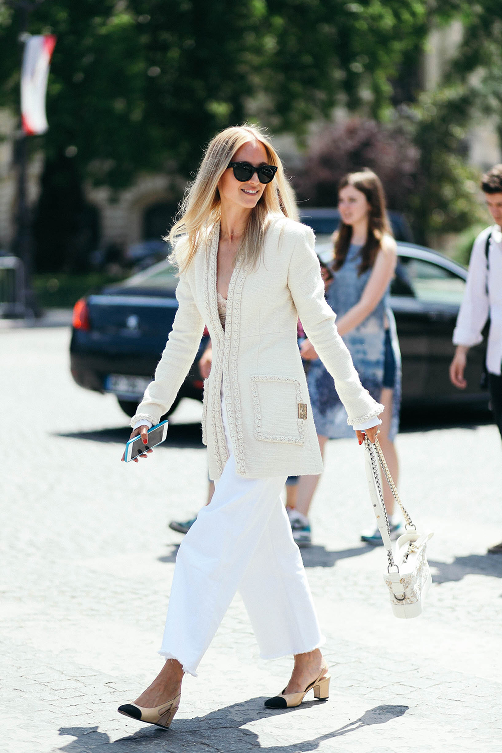 Charlotte Groeneveld Thefashionguitar attends the Chanel Haute Couture show in Paris