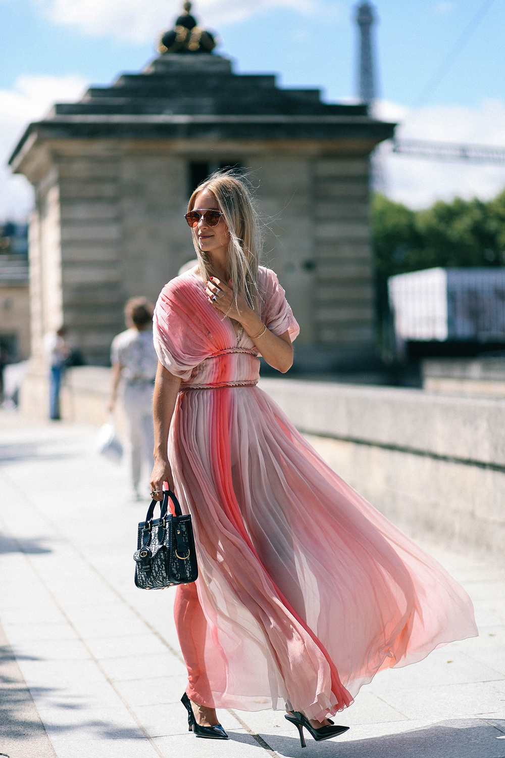 Charlotte Groeneveld Thefashionguitar attends the Dior Haute Couture show in Paris