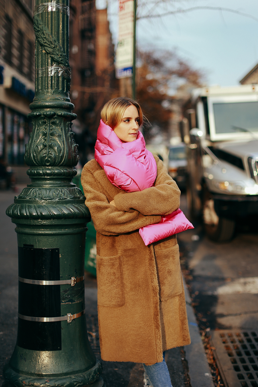 Charlotte Groeneveld Thefashionguitar Balenciaga puffer scarf