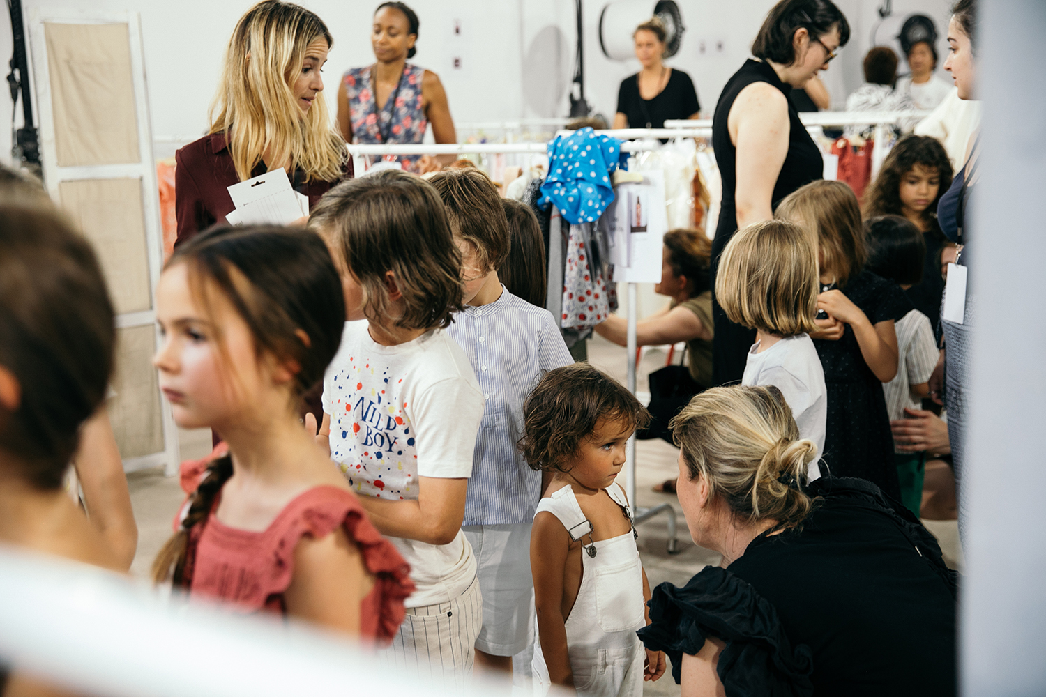 Backstage at the Bonpoint Spring-Summer 2019 show by Charlotte Groeneveld for Thefashionguitar