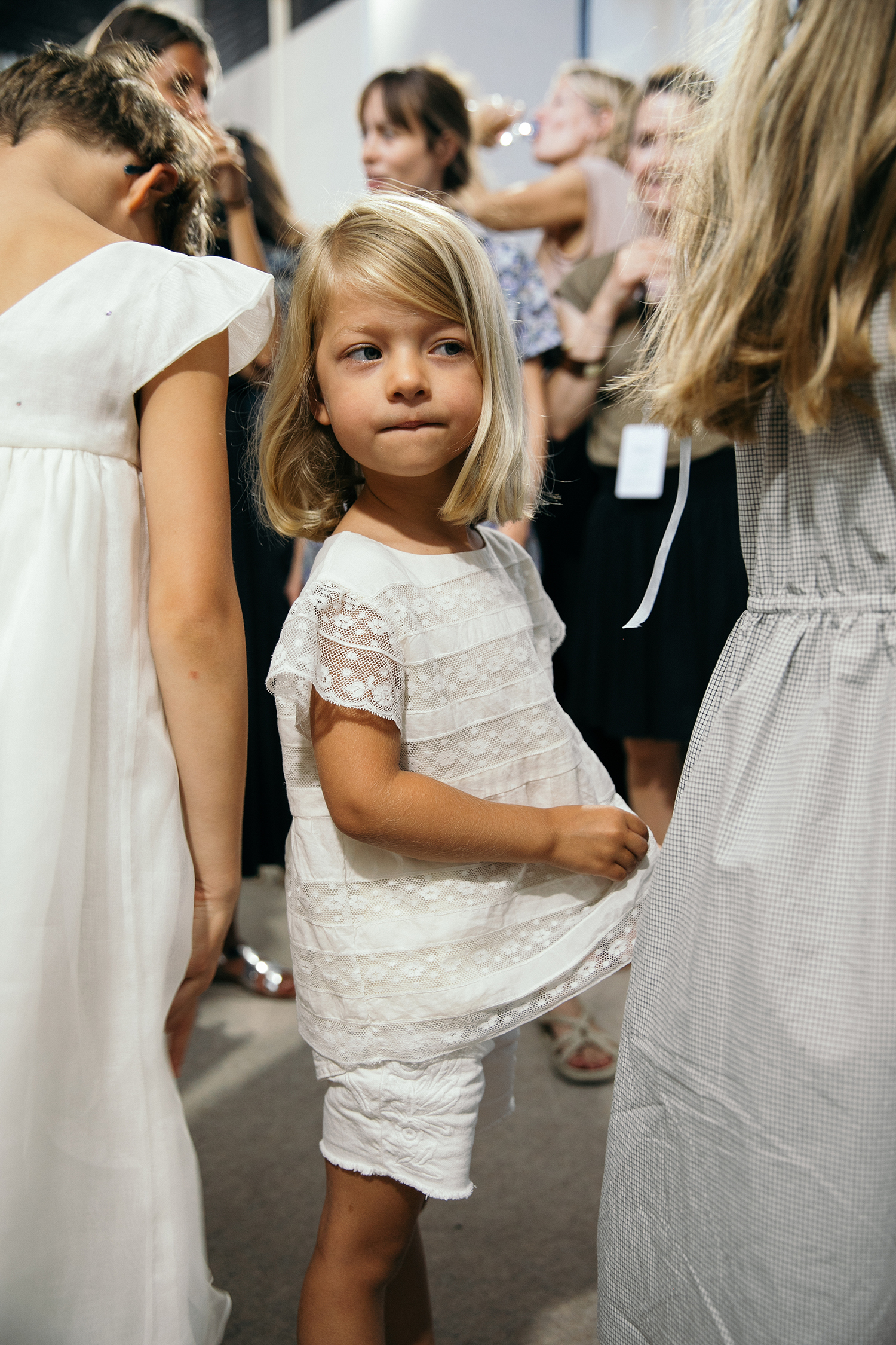 Backstage at the Bonpoint Spring-Summer 2019 show by Charlotte Groeneveld for Thefashionguitar