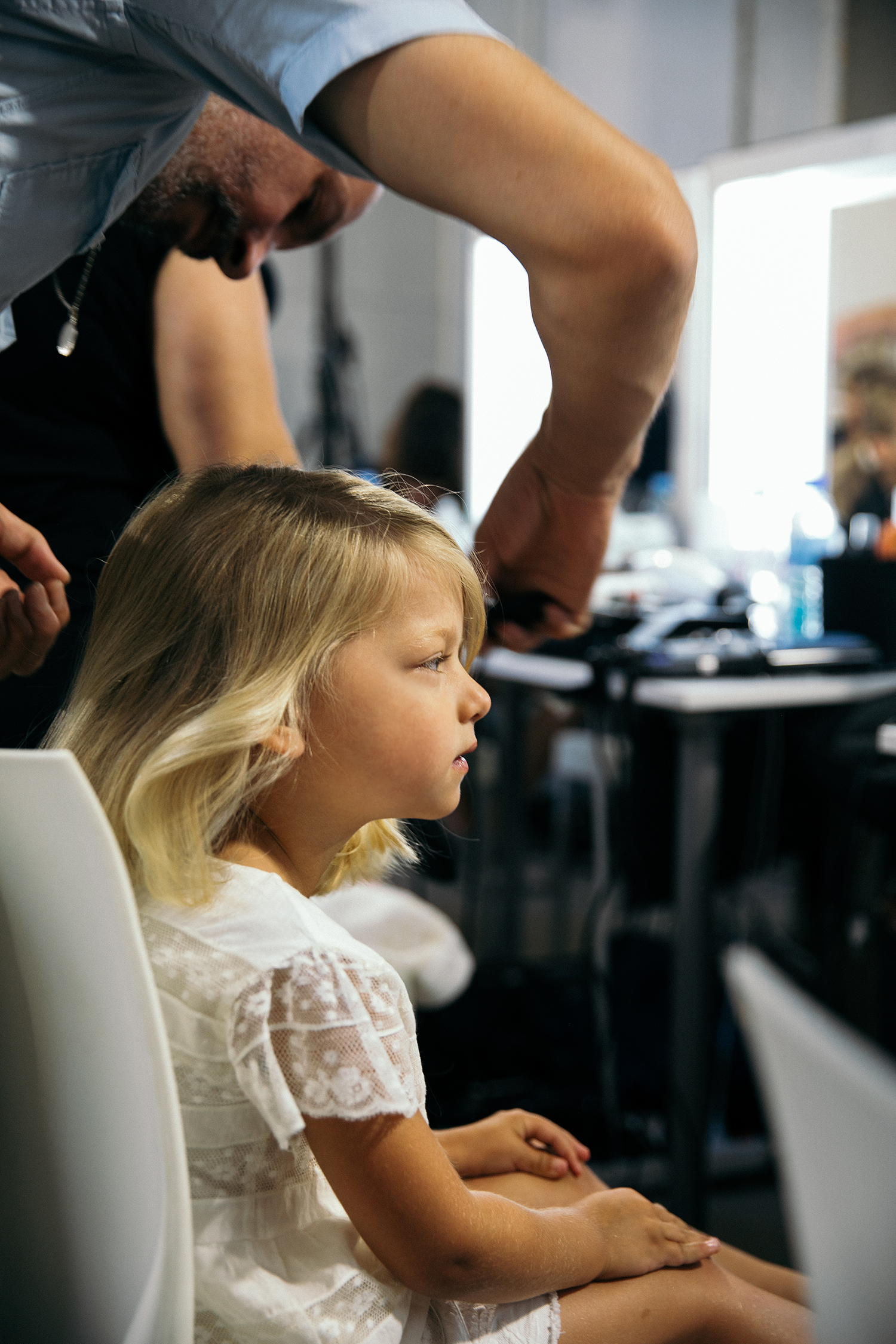 Backstage at the Bonpoint Spring-Summer 2019 show by Charlotte Groeneveld for Thefashionguitar