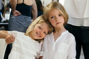 BACKSTAGE AT THE BONPOINT SPRING-SUMMER 2019 SHOW