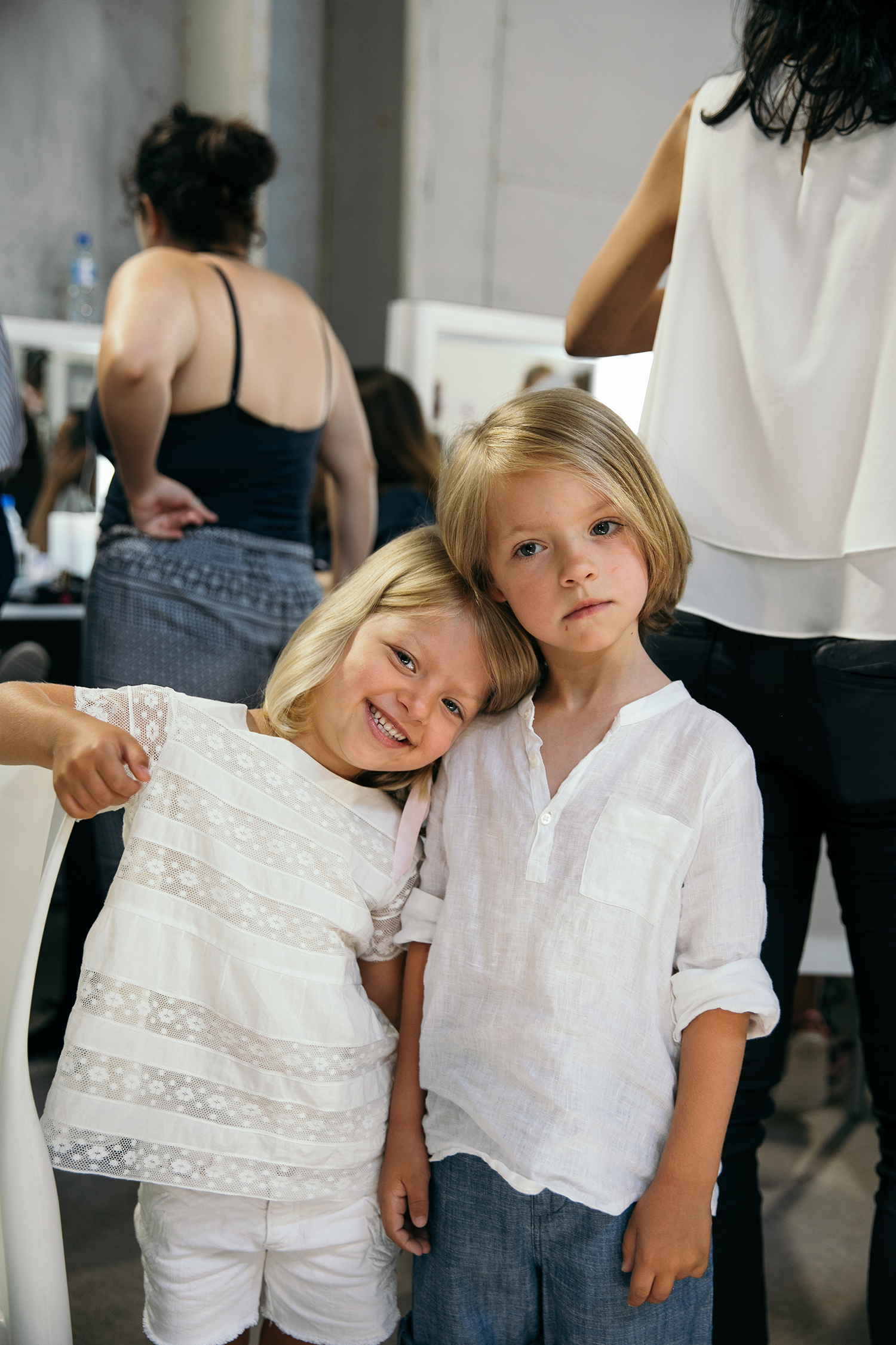 Backstage at the Bonpoint Spring-Summer 2019 show by Charlotte Groeneveld for Thefashionguitar