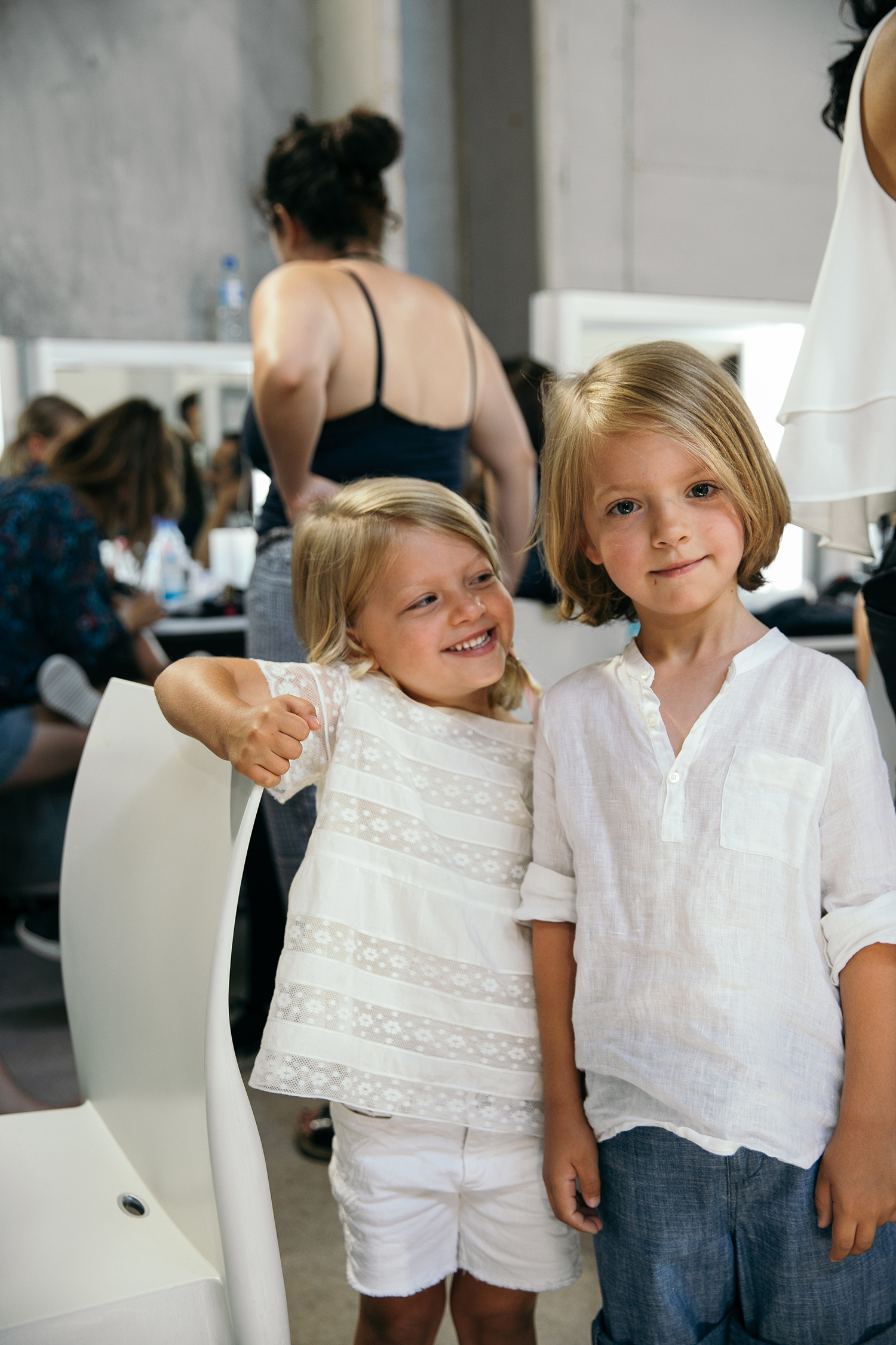 Backstage at the Bonpoint Spring-Summer 2019 show by Charlotte Groeneveld for Thefashionguitar